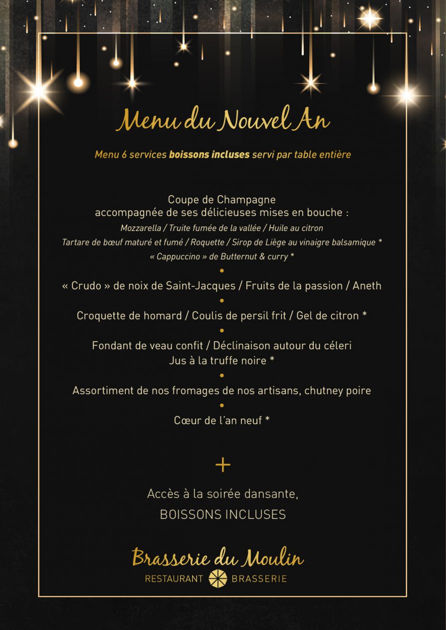 Menus Nouvel An 2026-Hotel Menus Nouvel An 2026-Hotel