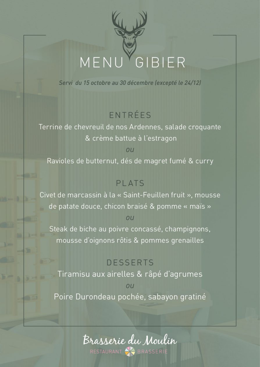 A4 Menus Gibier 2026-Hotel